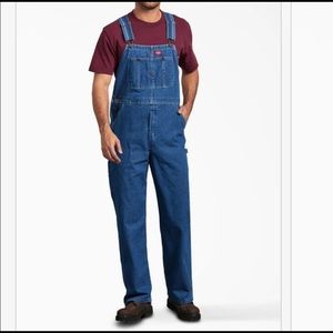 Dickies Denim Overalls 38x32 NWT